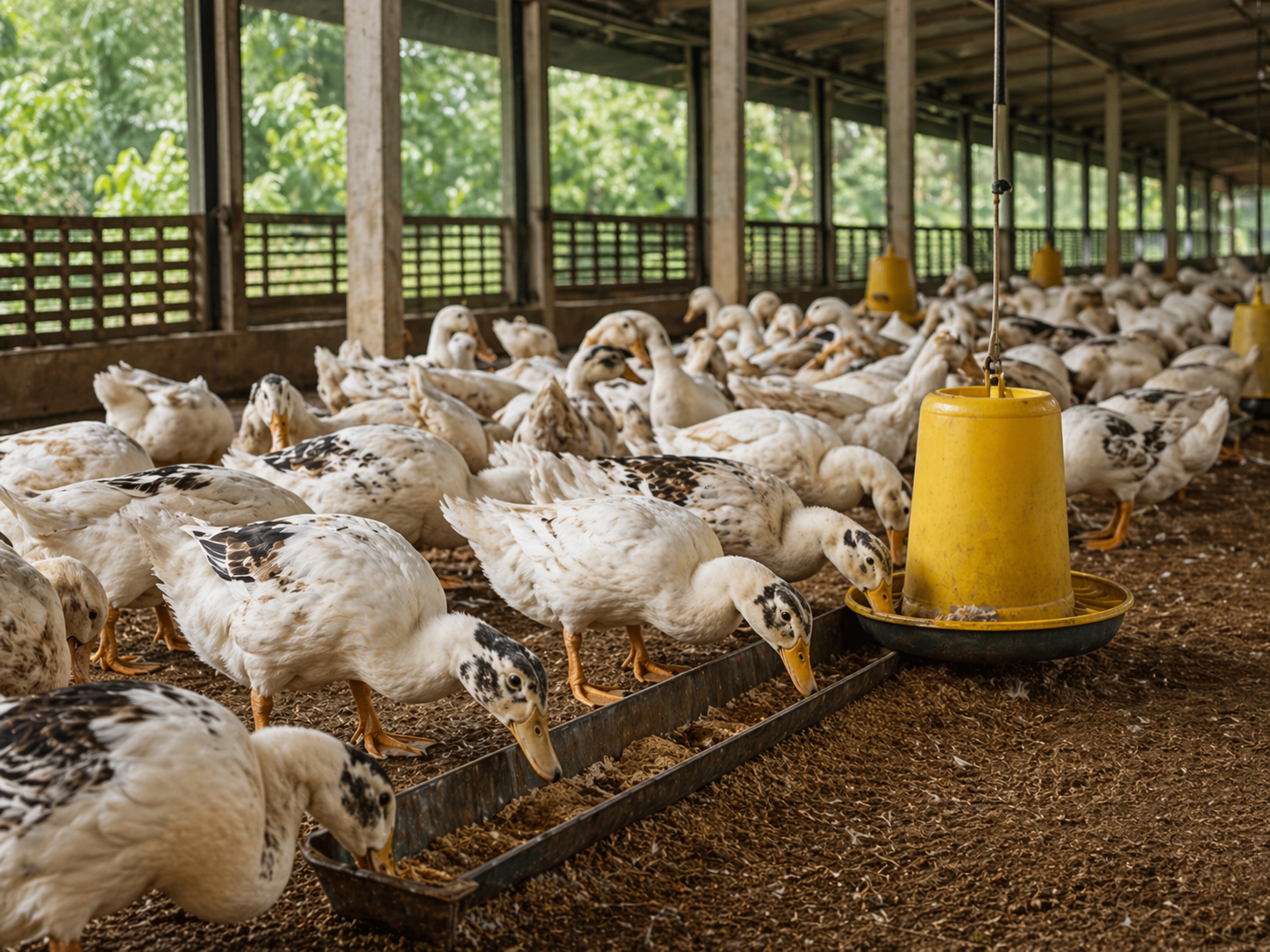 Kandang bebek hibrida pedaging Tenka Farm
