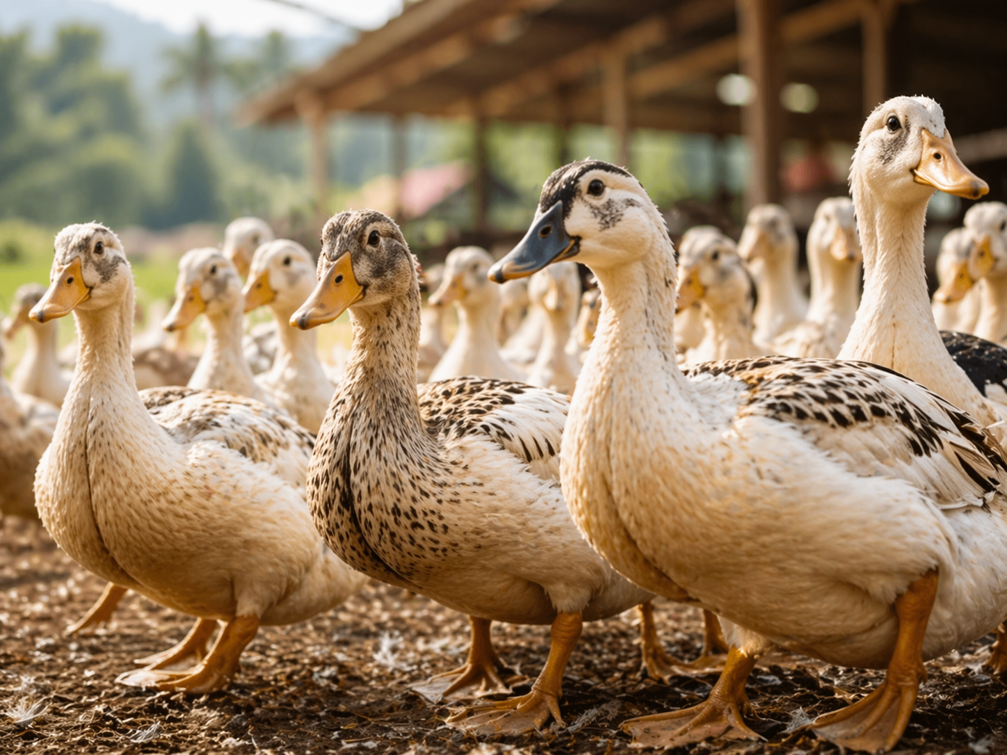Jual bebek hidup hibrida pedaging Jabodetabek dari Tenka Farm